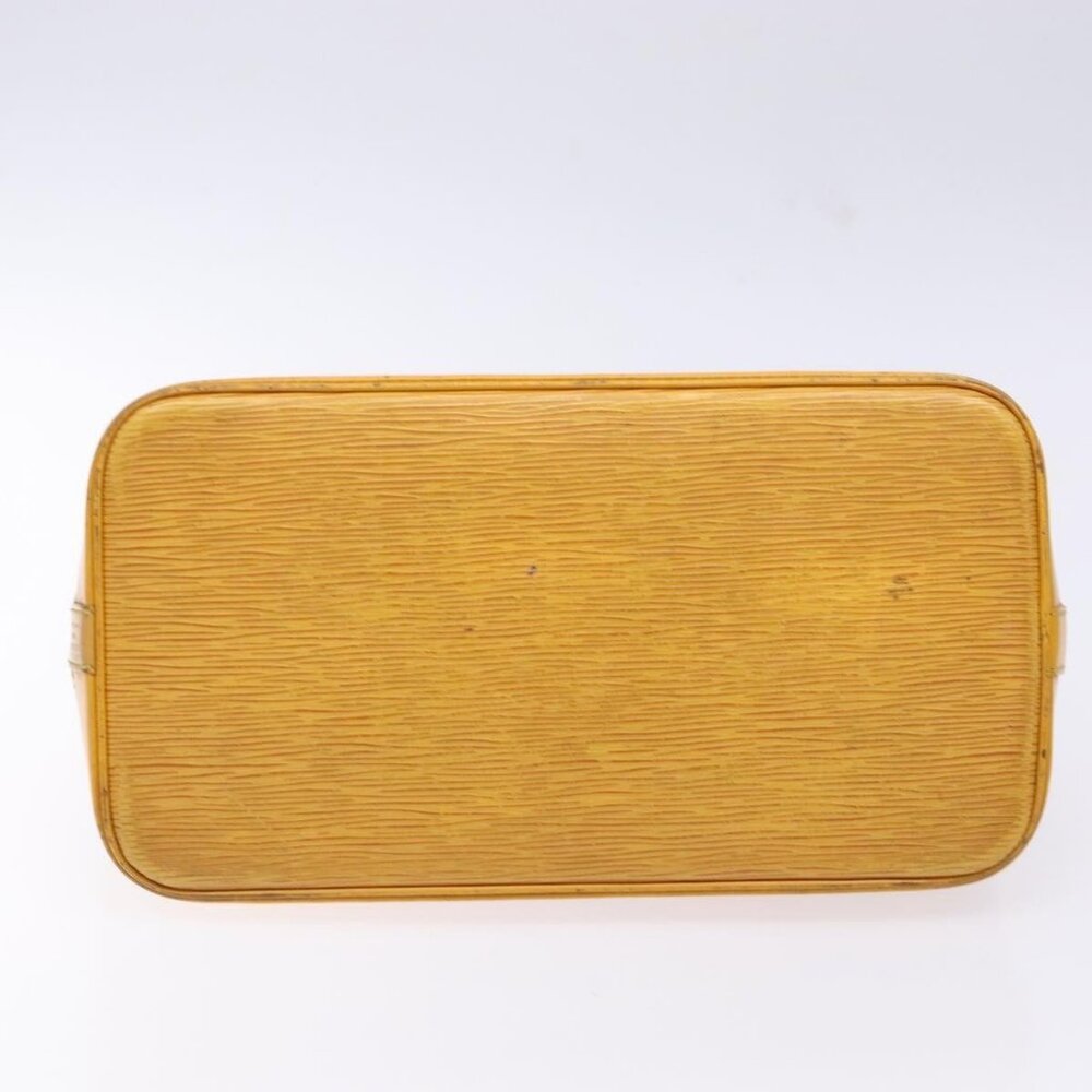 LOUIS VUITTON Epi Alma Hand Bag Yellow M52149 LV Auth BA5218 - Picture 6 of 16